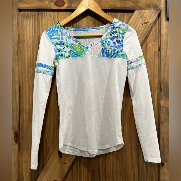 Lilly Pulitzer Set XXS Amara Top Shirt & XS Ocean Trail Shorts Shell of a Party - Picture 2 of 9